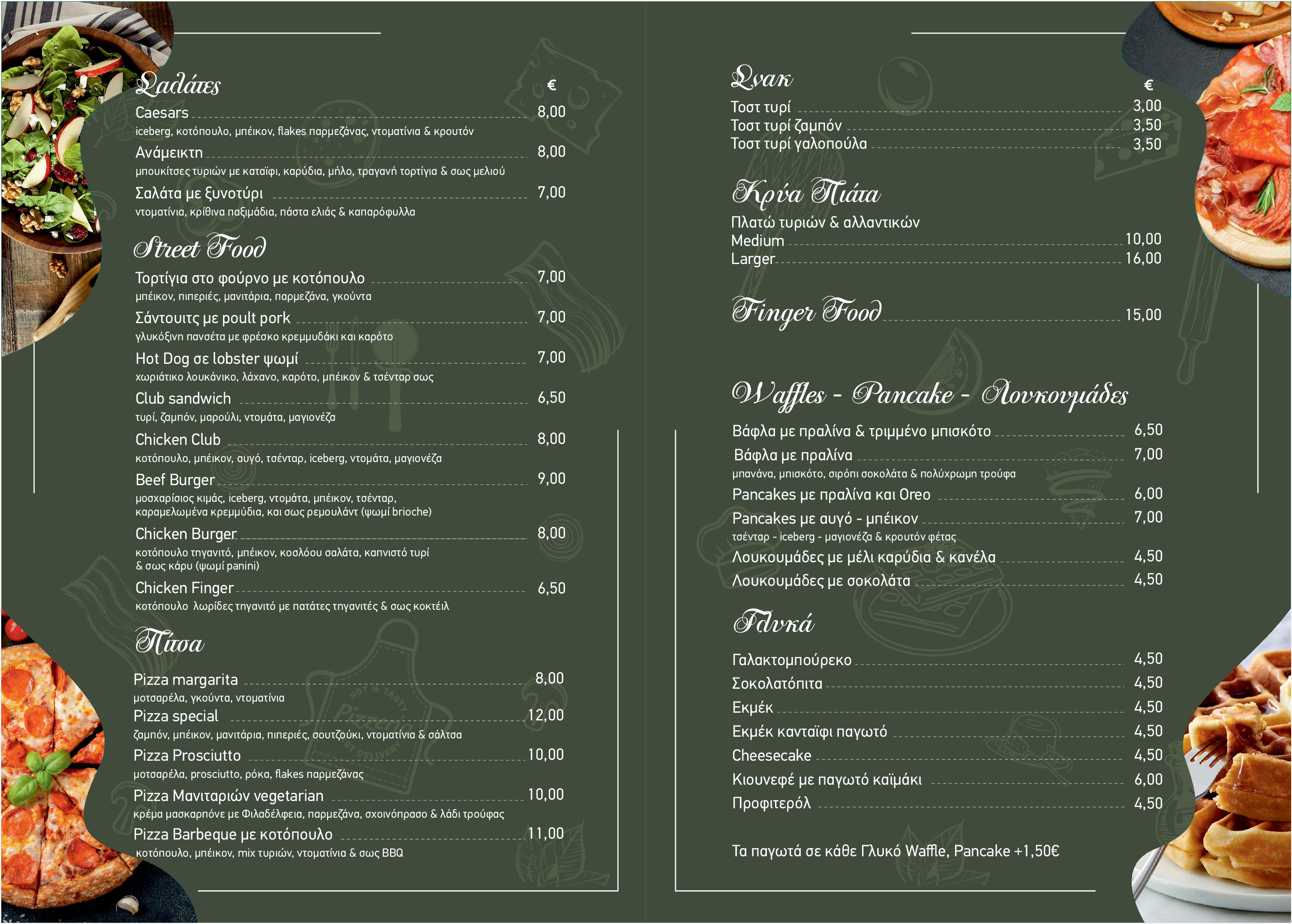 Food menu